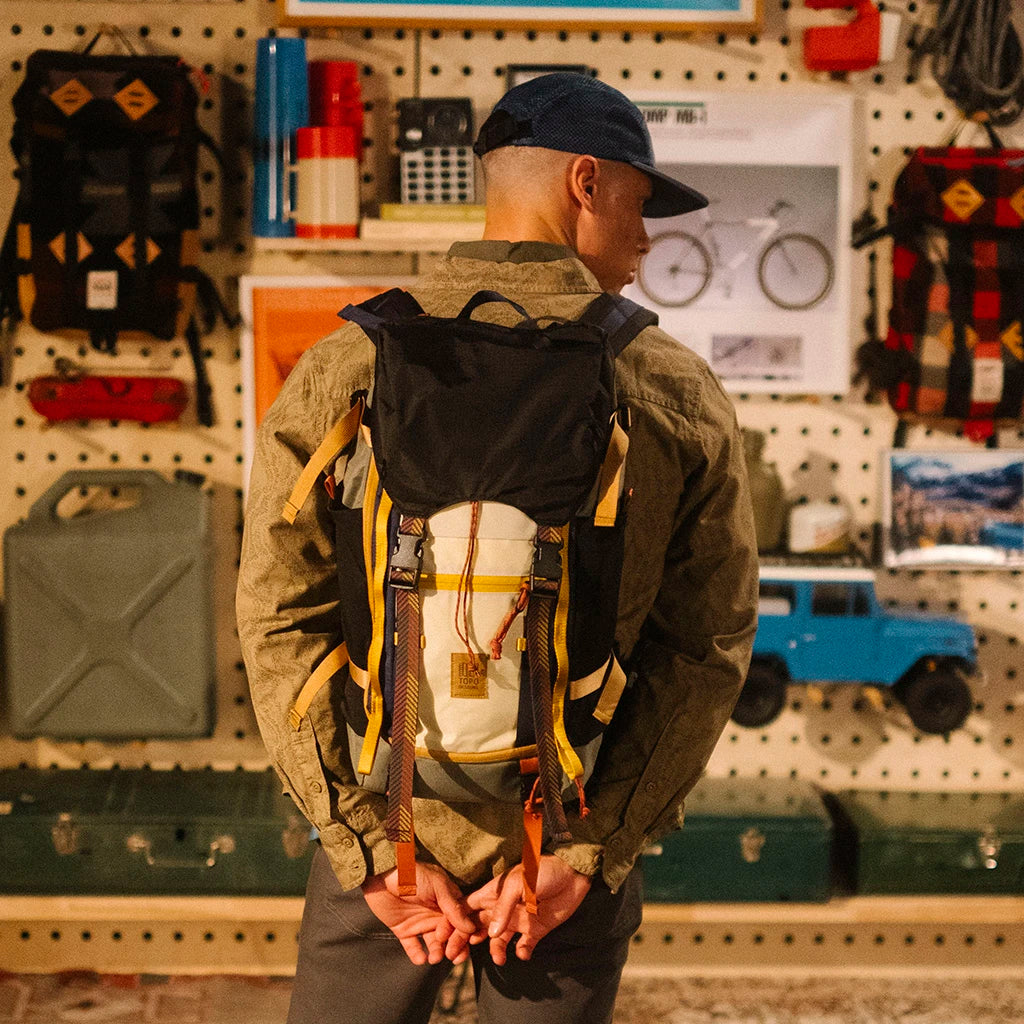 Lookbook on model shot of Rover Trail Pack 22L