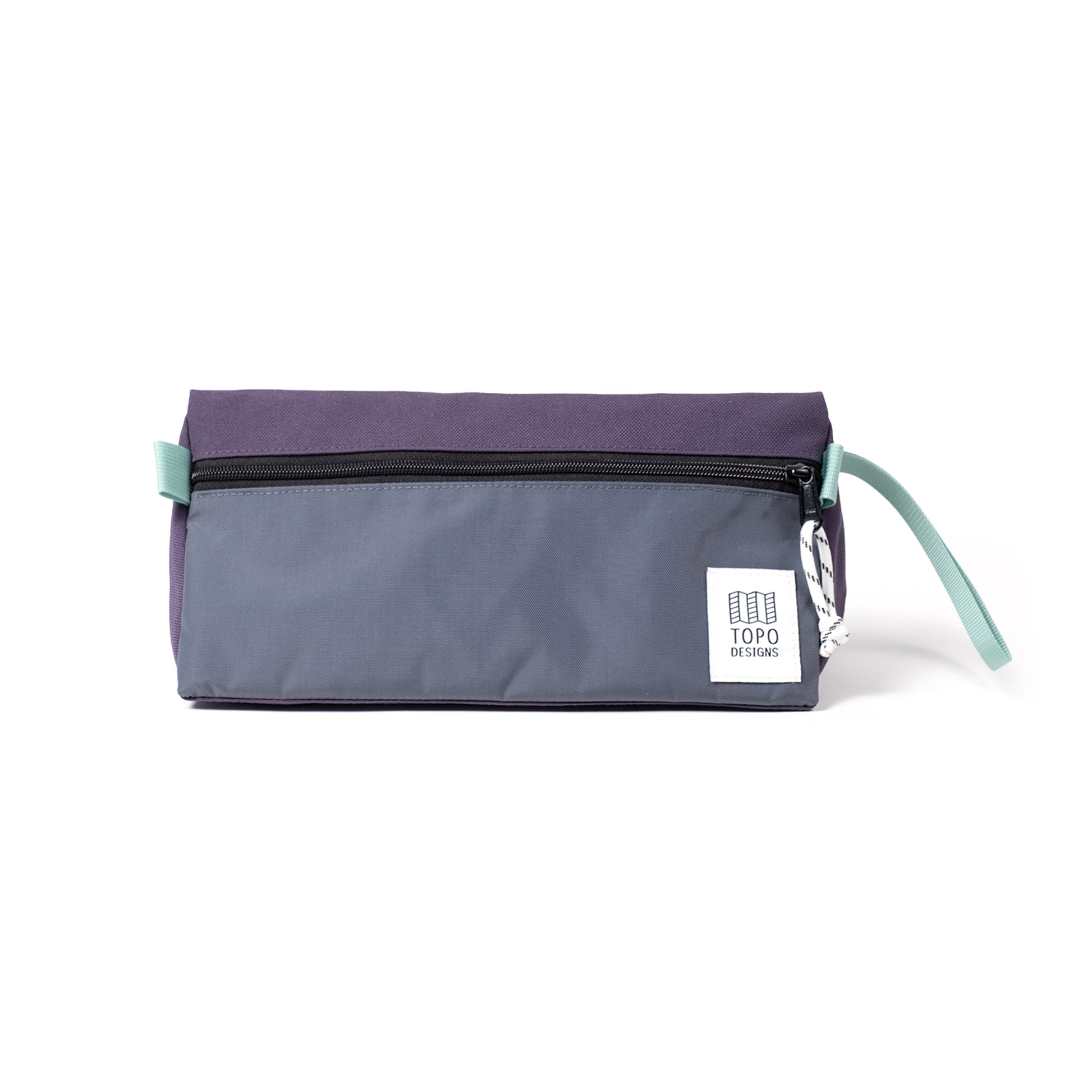 Front View of Topo Designs Dopp Kit in "Nightshade / Slate"