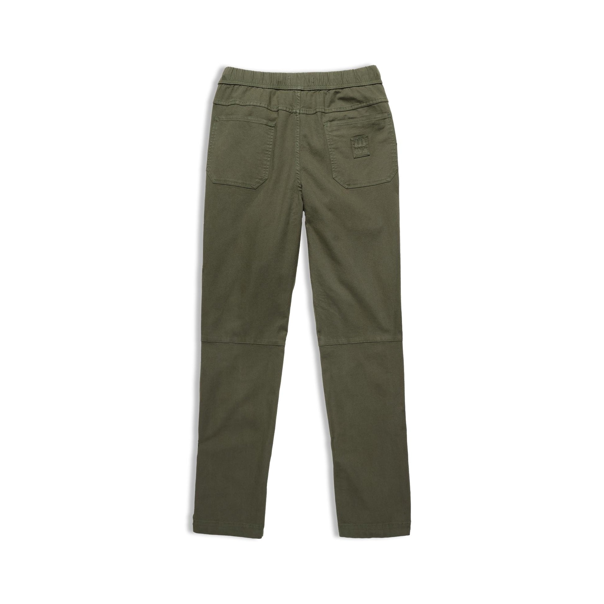 Back View of Topo Designs Dirt Pants Classic - Men's in "Beetle"