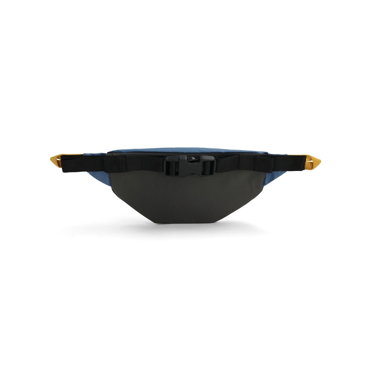 Back View of Topo Designs Mountain Waist Pack in "Stone Blue / Bone White"